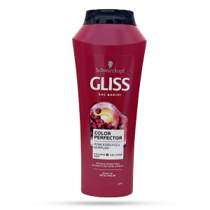 شامپو گلیس قرمز GLISS برای موهای رنگ شده Color Perfector حجم ۵۰۰ میل