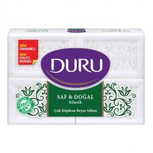 صابون کلاسیک دورو مدل Saf & Dogal بسته ۴ عددی