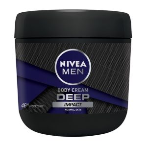 کرم مرطوب کننده دست و بدن مردانه نیوآ مدل Deep Impact مناسب پوست معمولی ۴۰۰ میل