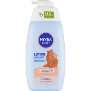 لوسیون نرم‌کننده کودک نیوآ مدل Soft & Light حجم ۵۰۰ میل