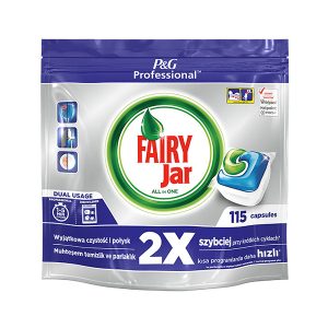 قرص ماشین ظرفشویی فیری جار Jar مدل All In One 2X بسته ۱۱۵ عددی